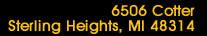 6506 Cotter, Sterling Hts, MI
